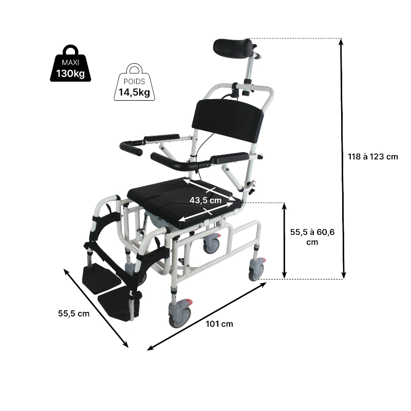 כסא רחצה ושירותים טילט FORMENTERA – תמונה 5